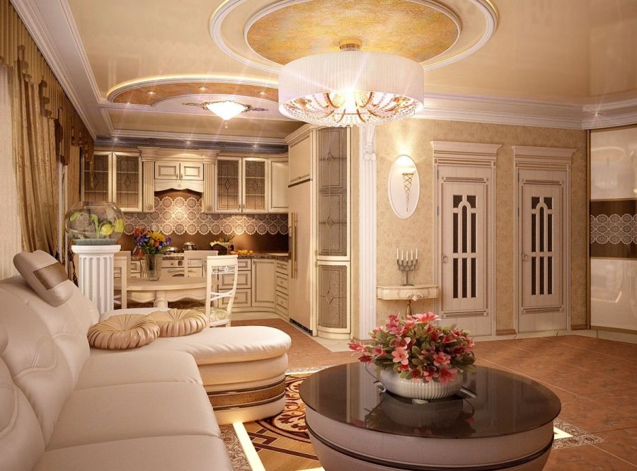 Однокомнатная квартира в классическом стиле