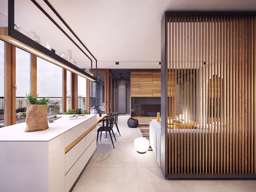 Декоративные деревянные перегородки