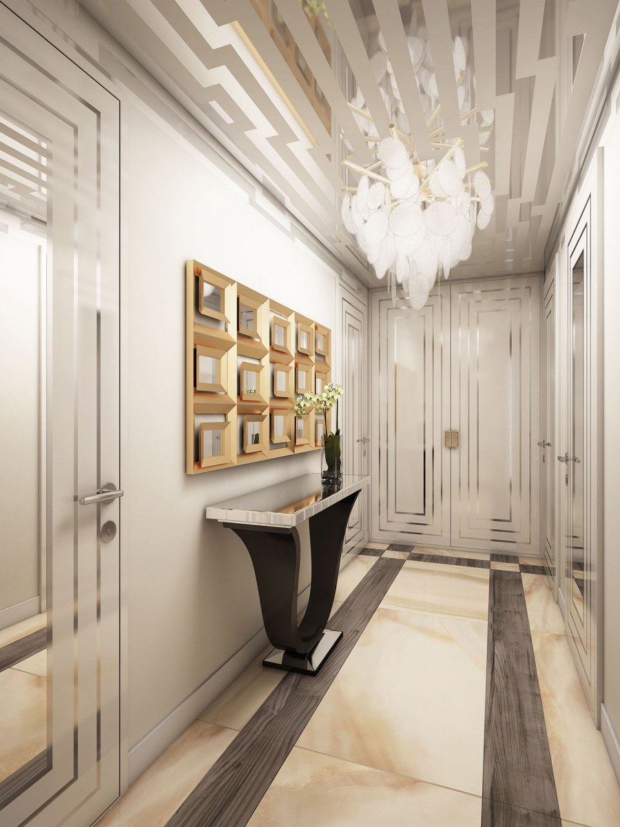 Визуальное расширение узкого коридора