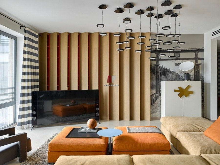 Золотой потолок в интерьере