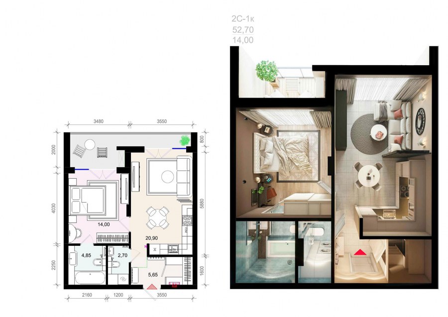 Красивые планировки квартир