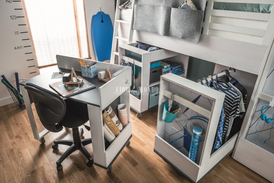 Кровать-чердак Nest