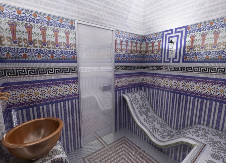 Ванная комната в стиле хамам