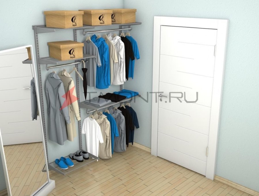 Угловые гардеробные
