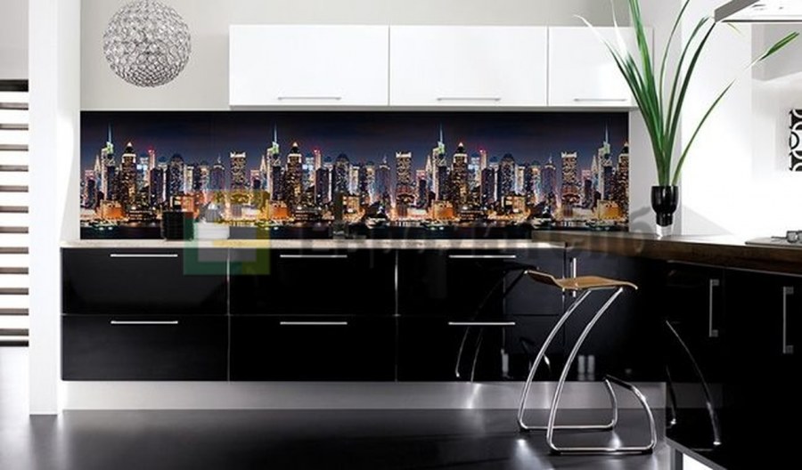 Фартук для кухни ночной Манхеттен