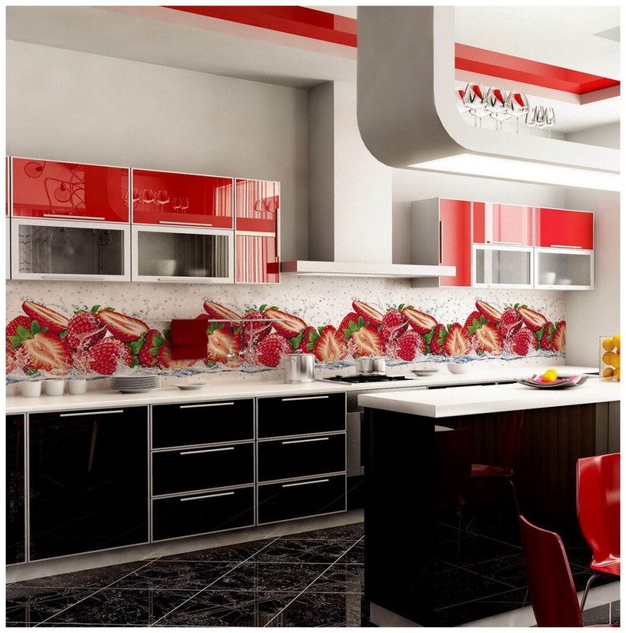 Фартук Альпийская Лаванда 3000х600х1,3 мм