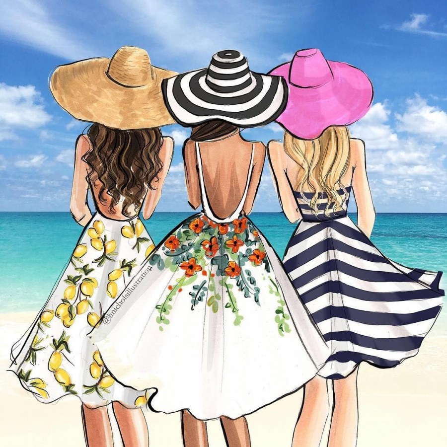 Летние рисунки для срисовки