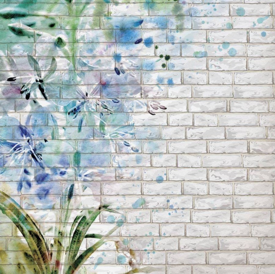 Рисование на кирпичной стене