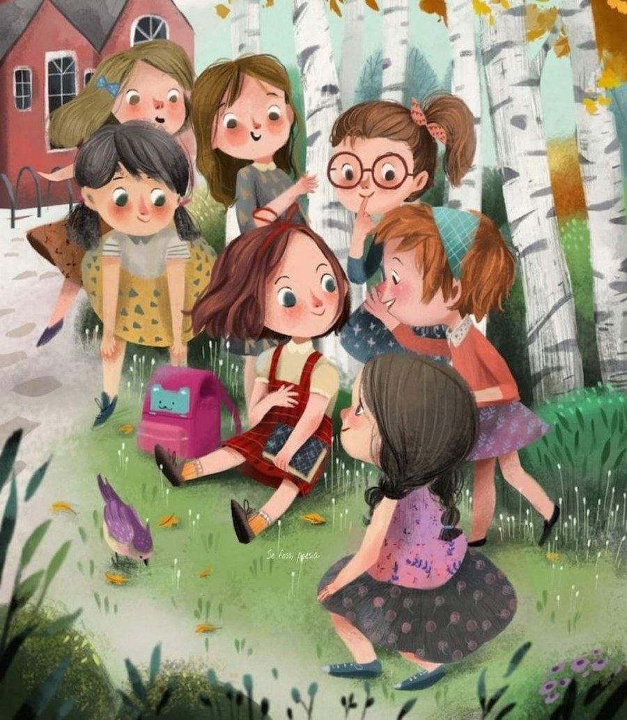 Дети Art illustration