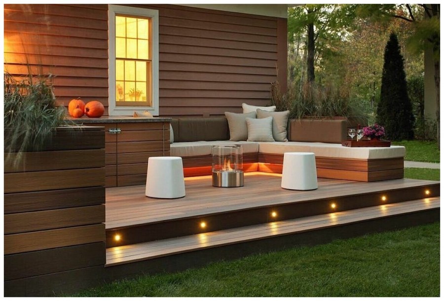 Патио на даче