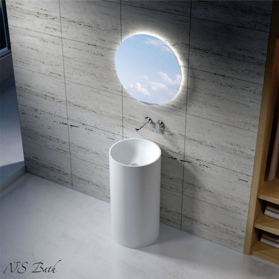 Раковина напольная NS Bath NSF-4242g 42cm, глянцевая