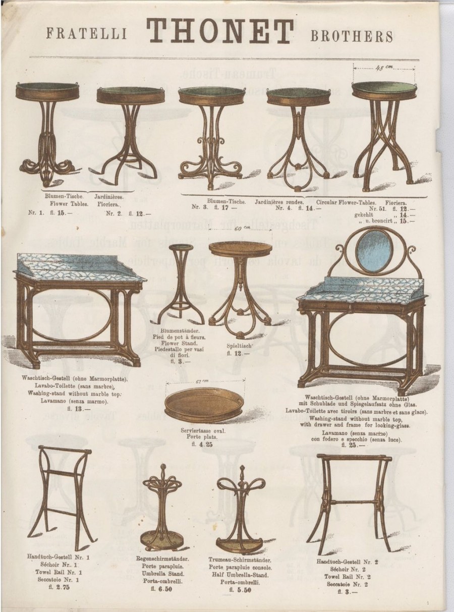 Thonet мебель catalog