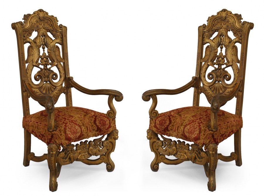 Стул кресло Ренессанс эпохи Возрождение