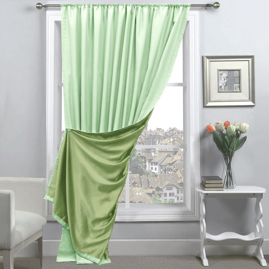 Зеленые шторы блэкаут Аморе Мио