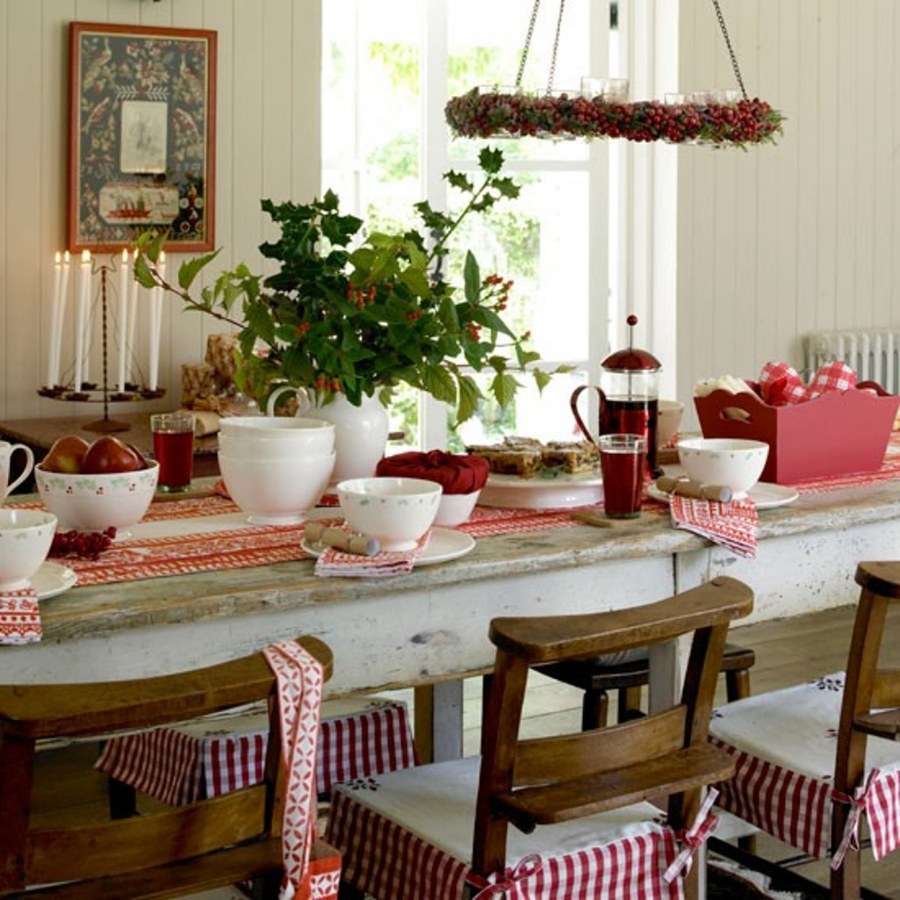 Сервировка в деревенском стиле