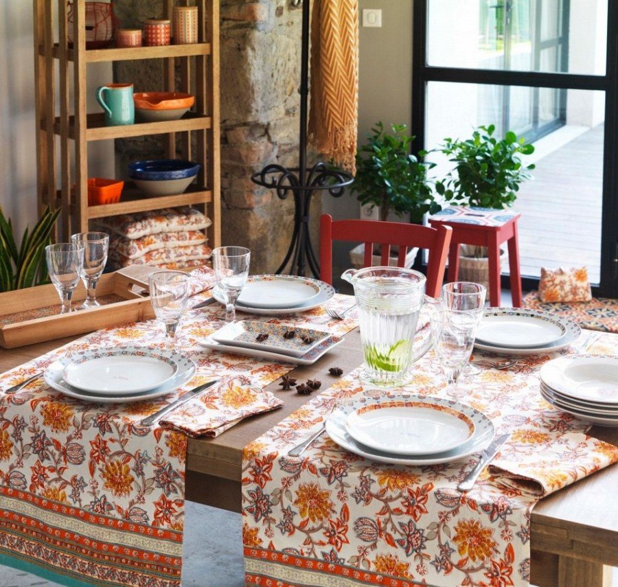 Сервировка в сицилийском стиле