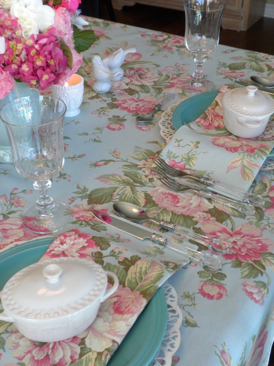 Шебби Шик сервировка