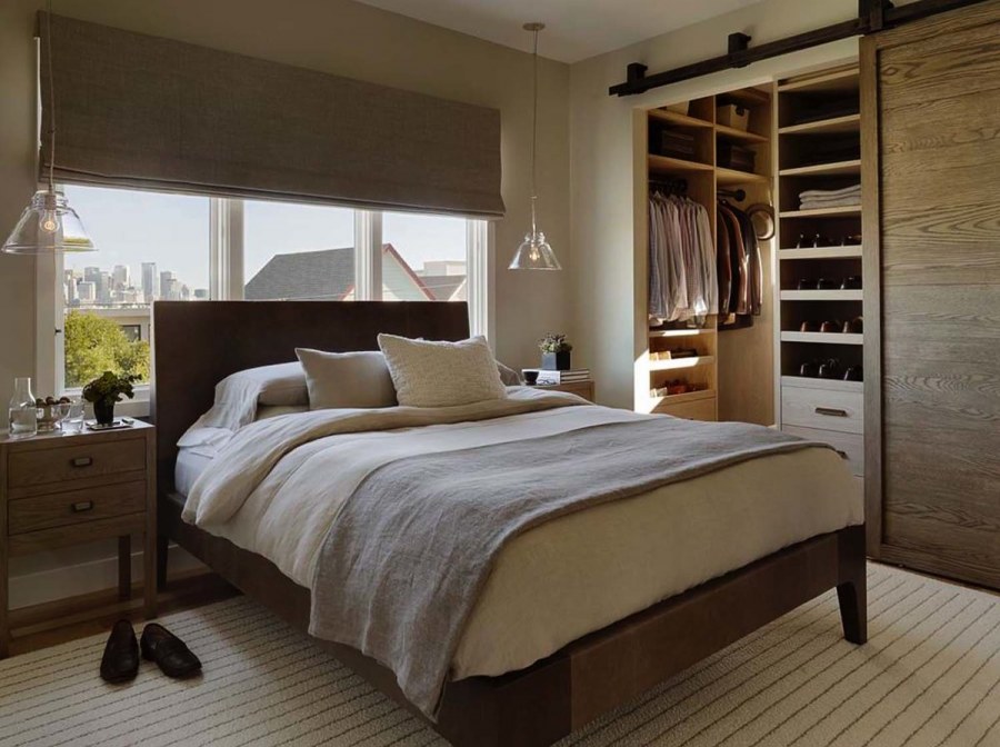 Спальня из гардеробной