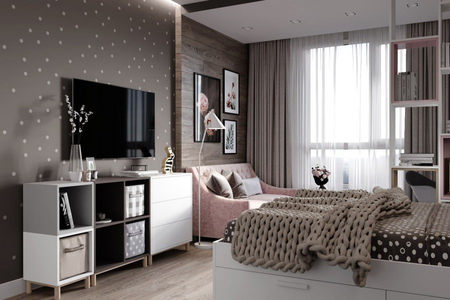 Стильная комната для девушки