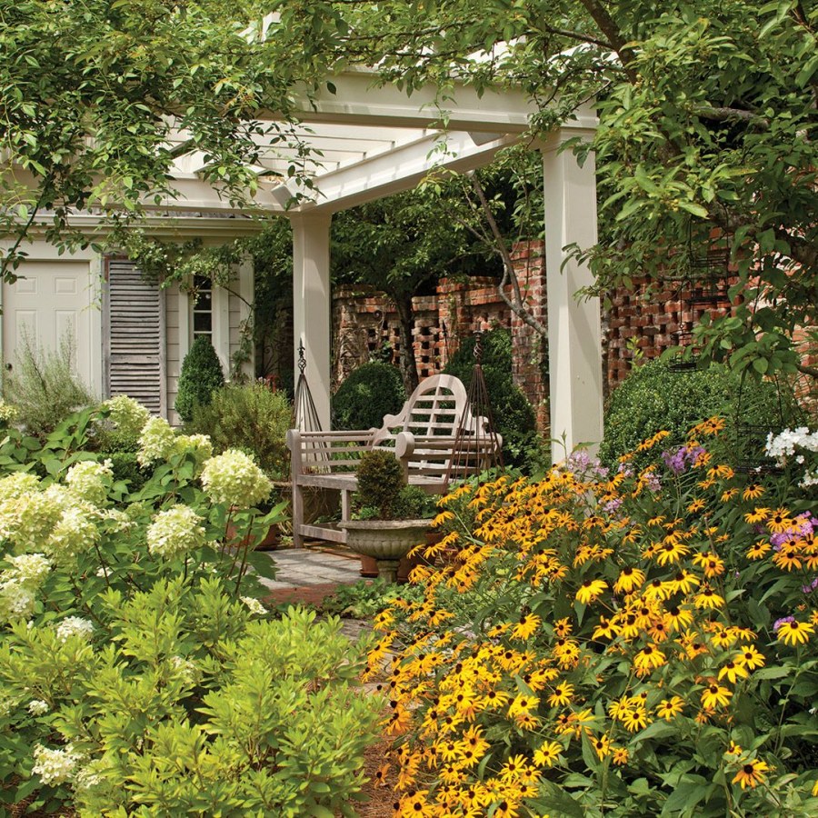 Палисадники в английских садах