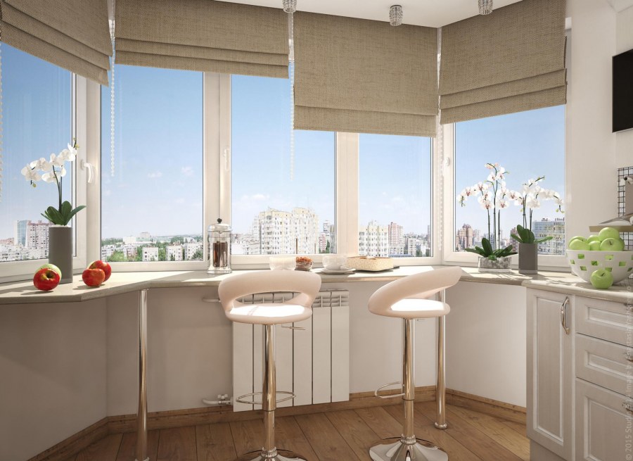 Столешница кухня балкон