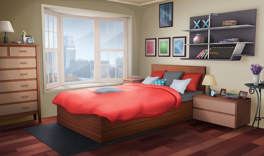 Спальня гача лайф