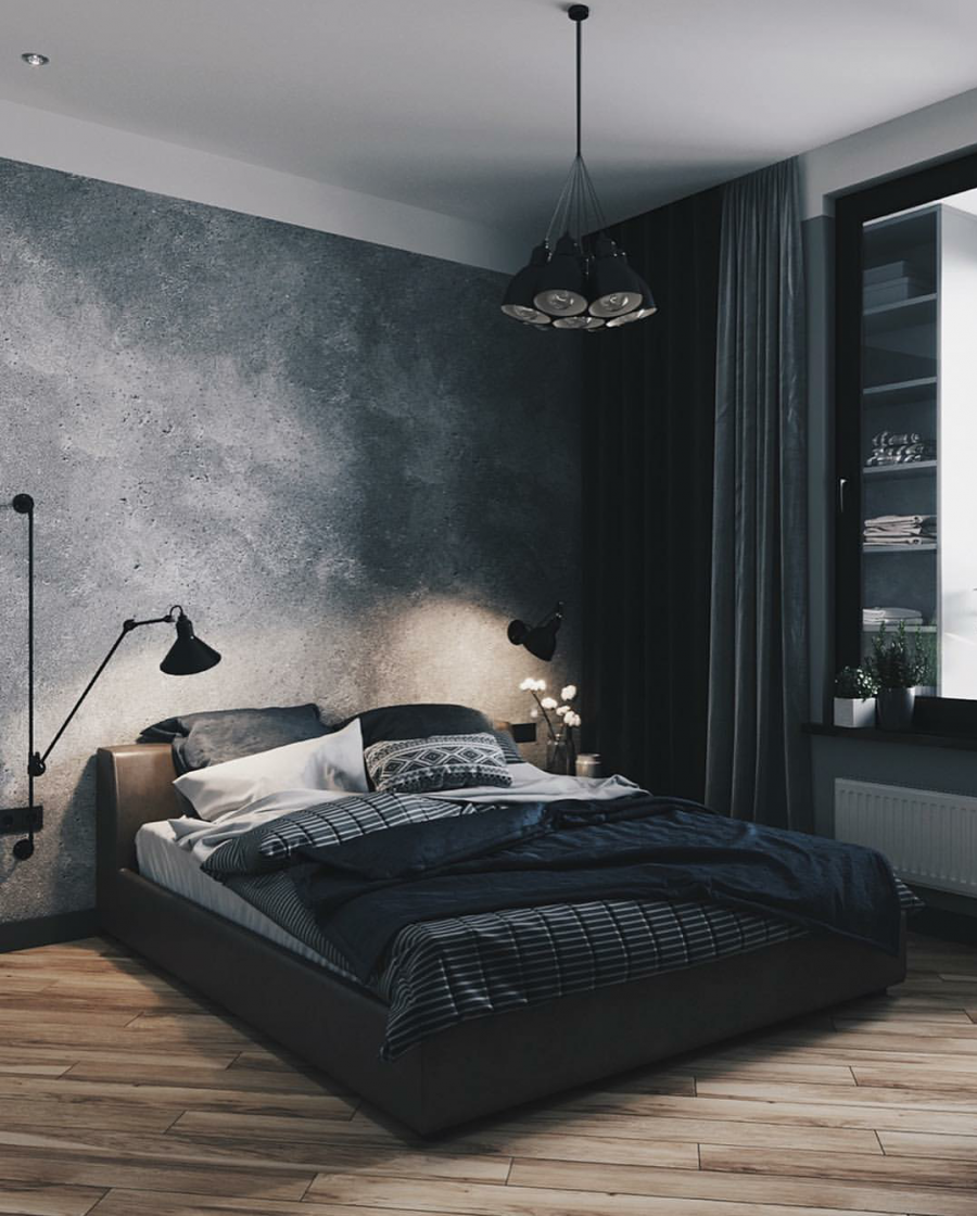 Интерьер мужской комнаты