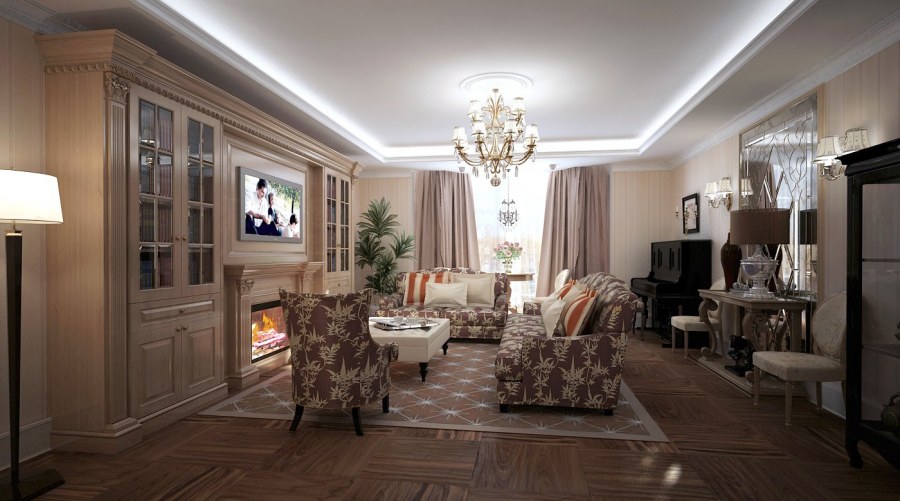 Интерьер Неоклассика гостиная