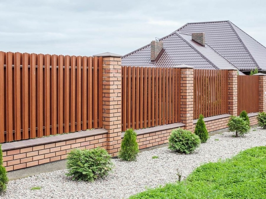 Металлический штакетник Евротрапеция