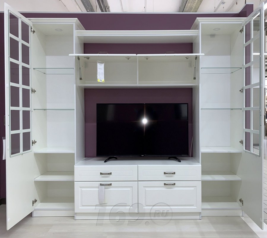 Гостиная Ливерпуль ясень ваниль - белый