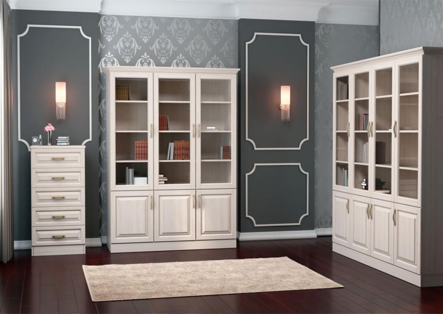 Шкаф Dreamline библиотека Эдем 4-х створчатая