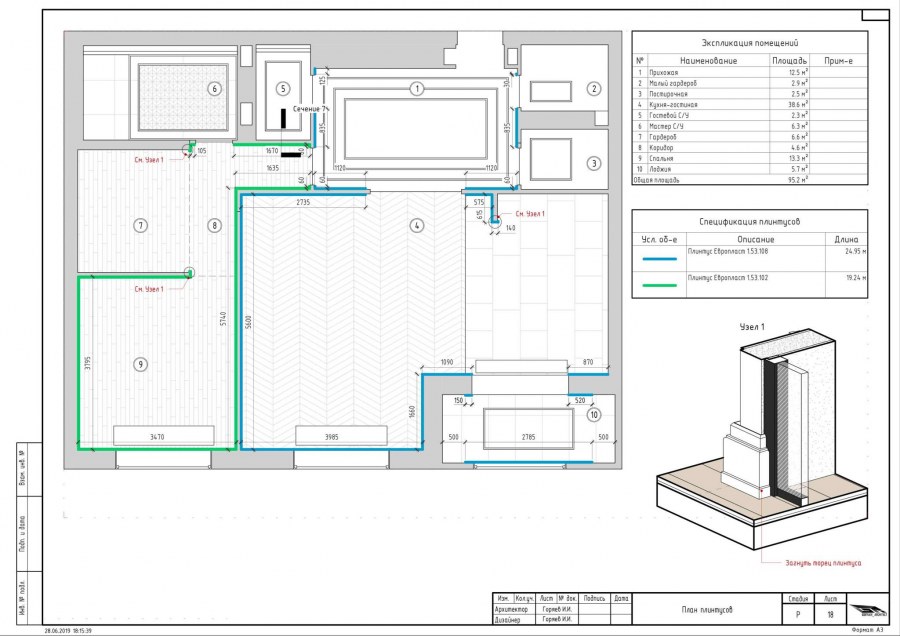 Теплый пол на плане электрики