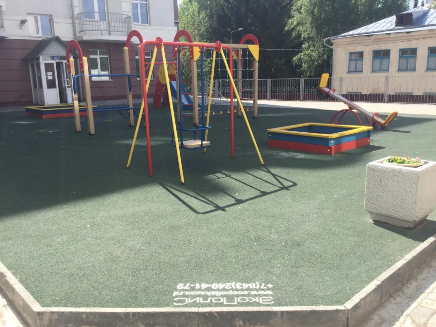 Детские площадки из резиновой крошки