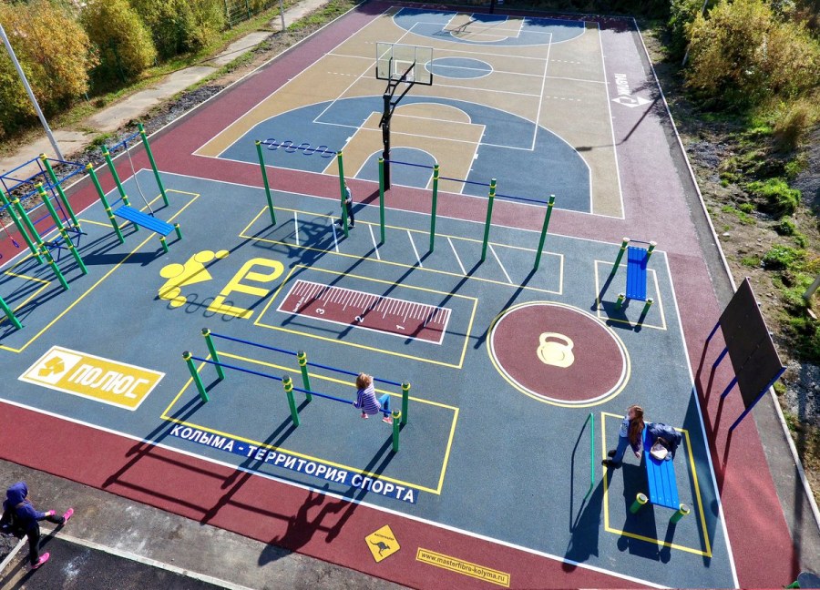 Современные спортивные площадки