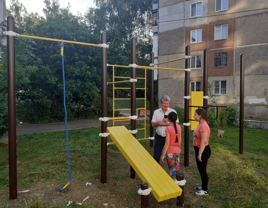 Воркаут во дворе