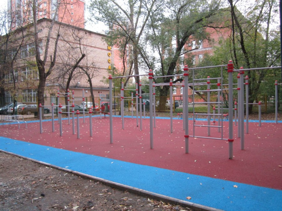 Воркаут-площадка в Царицыно