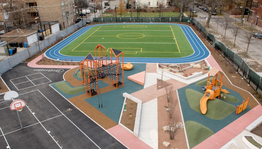 Современные спортивные площадки