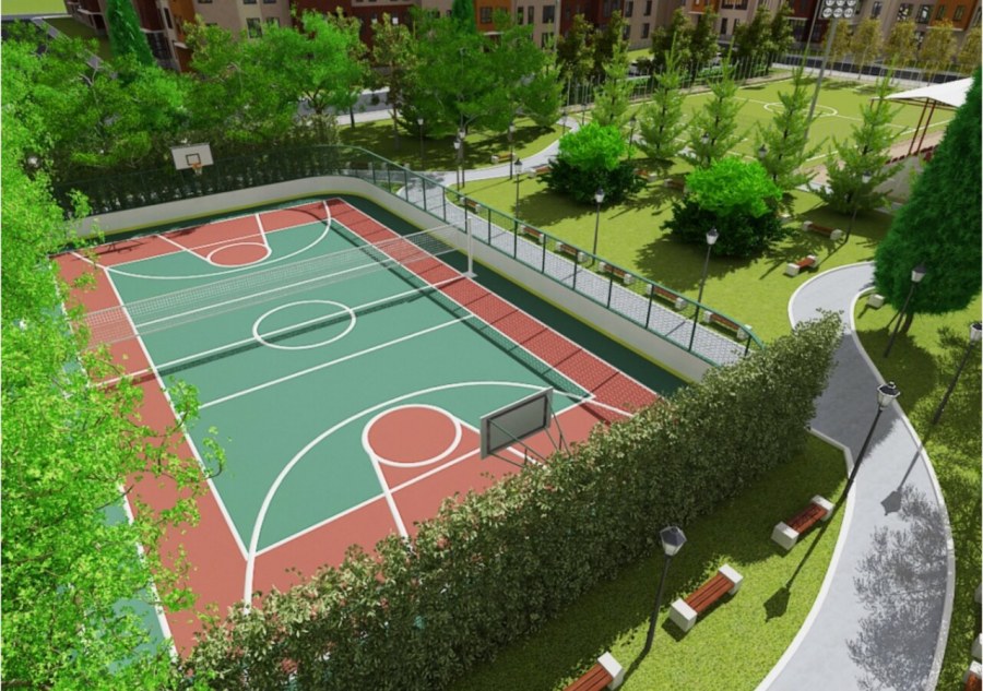 Универсальная спортивная площадка