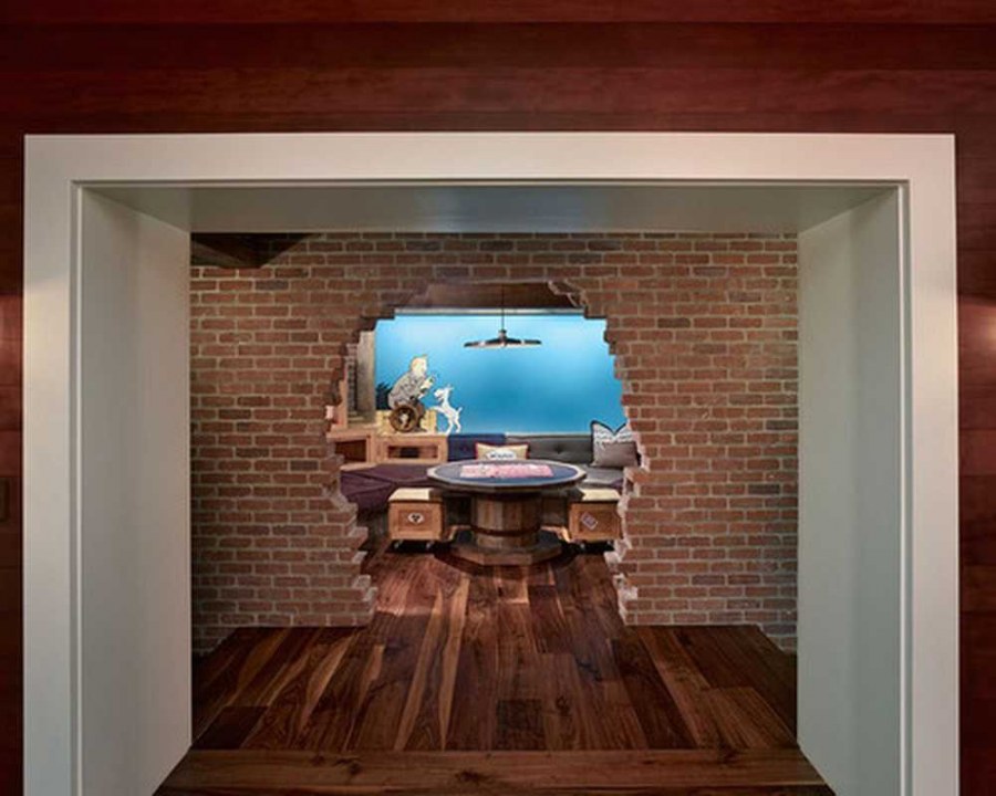 Отделка проема в стиле лофт