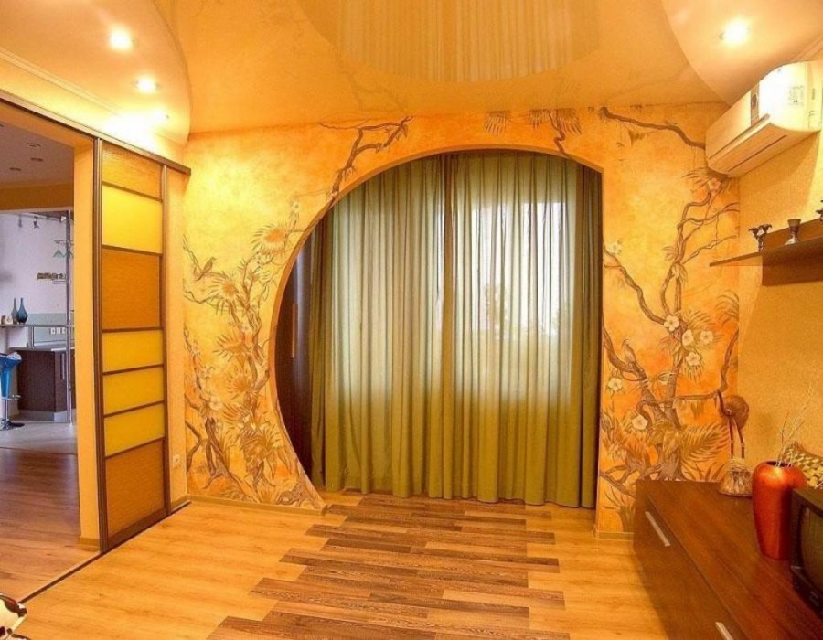 Отделка перегородки из гипсокартона