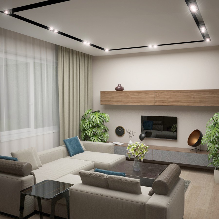 Гостиная в современном стиле