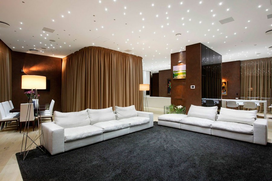 Современные натяжные потолки