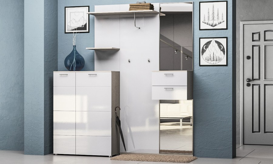 Прихожая МДФ глянец хофф