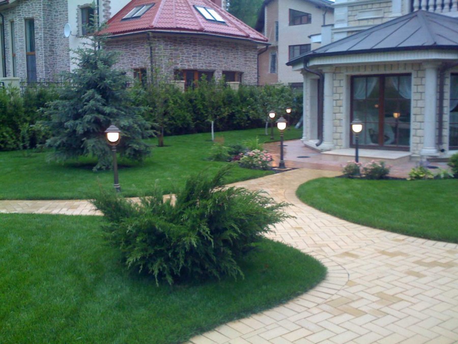 Ландшафт участка 10 соток