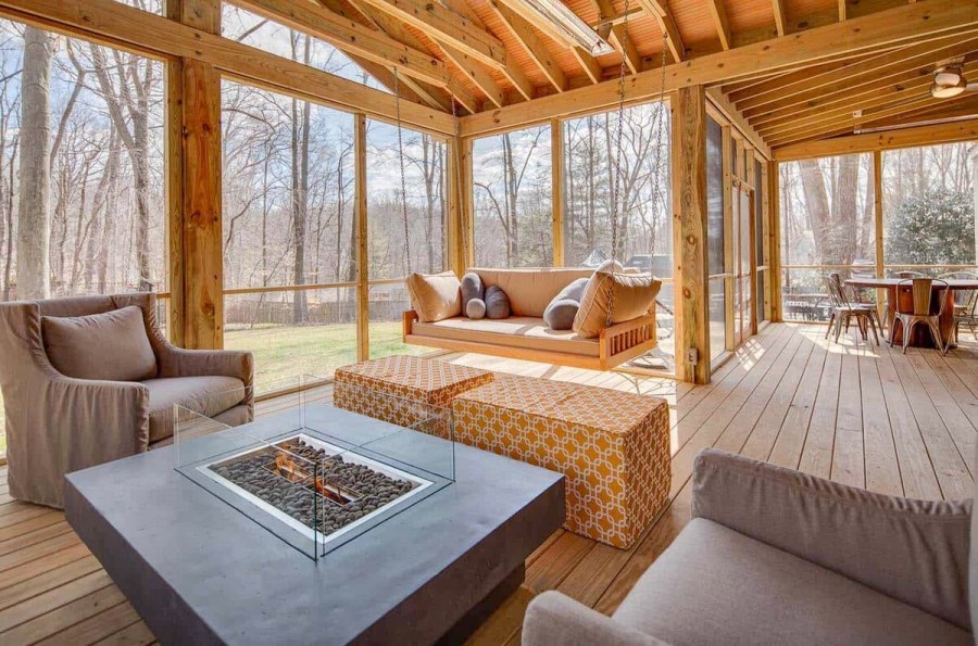 Застекленная веранда на даче