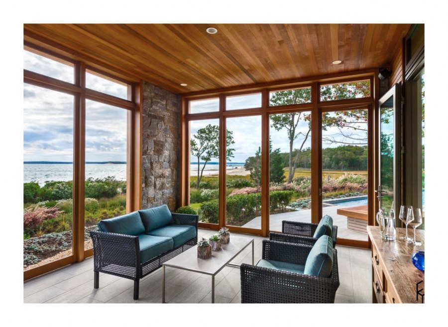 Панорамное остекление веранды