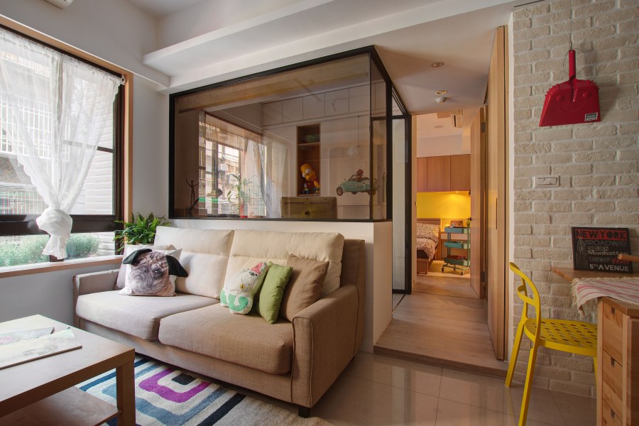 Скромный интерьер