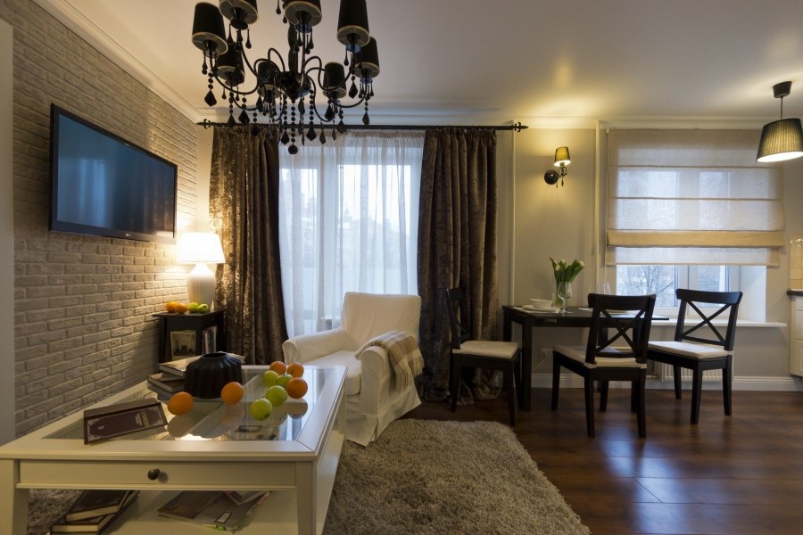 Гостиная в сталинке интерьер