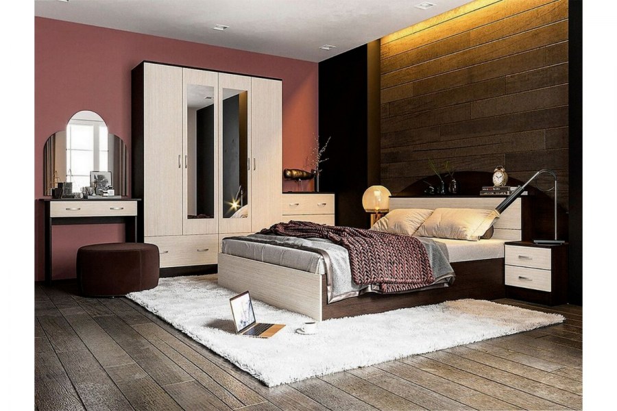 Спальный гарнитур Бася Комби венге