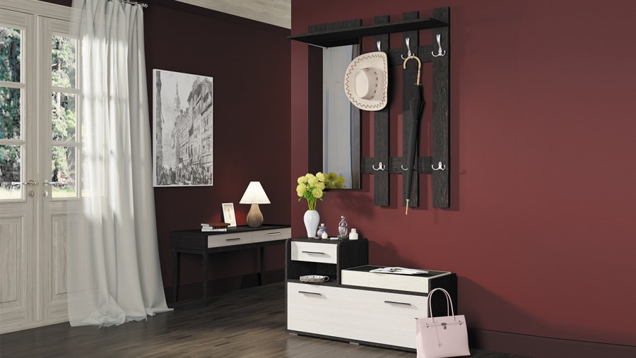 Прихожая модульная дуб белфорт